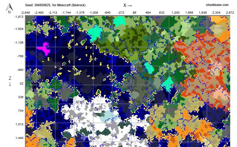 All Biomes Nearby Seed Image