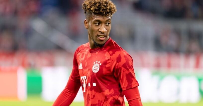 Kingsly Coman playing for Munich