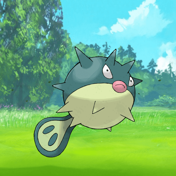 Qwilfish en Pokémon Go.