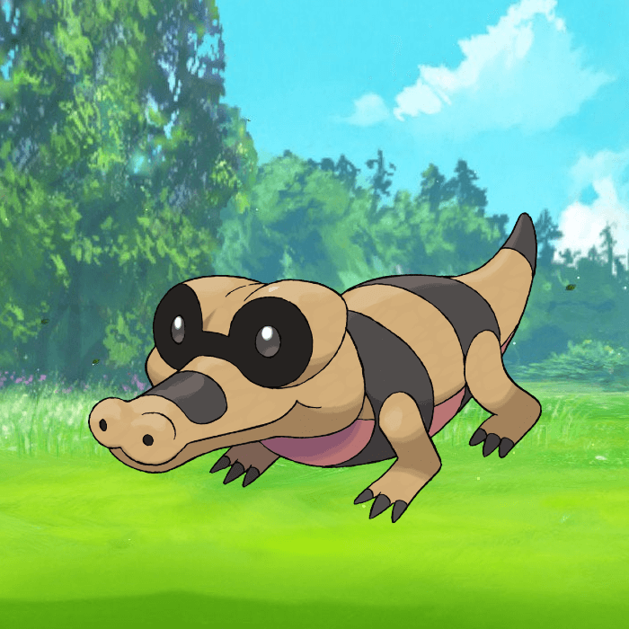 Sandile en Pokémon Go.