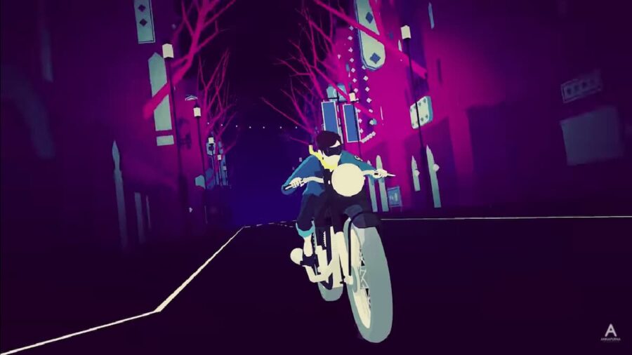 Los mejores juegos de Apple Arcade - Sayonara Wild Hearts