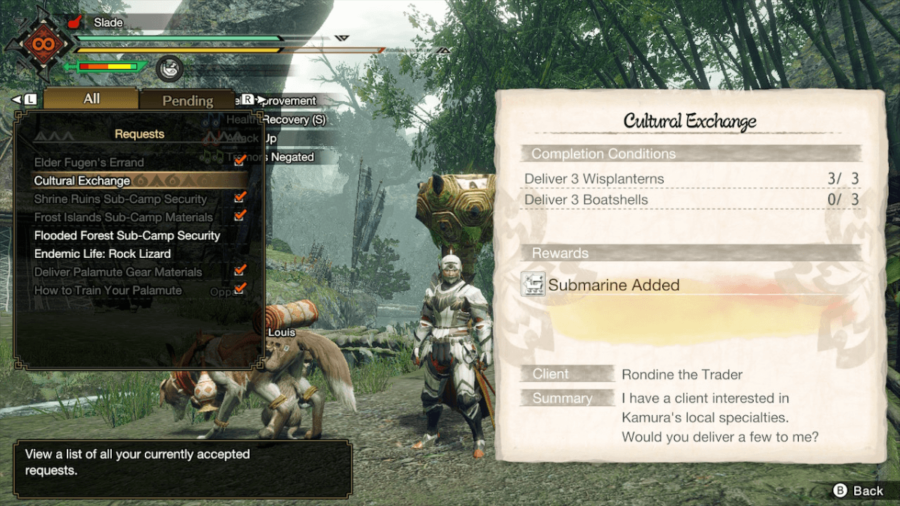 Cultural Exchange en Monster Hunter Rise