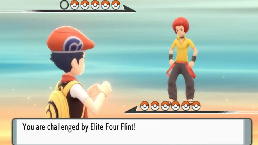 Cómo vencer a Elite Four Flint en Brilliant Diamond y Shining Pearl