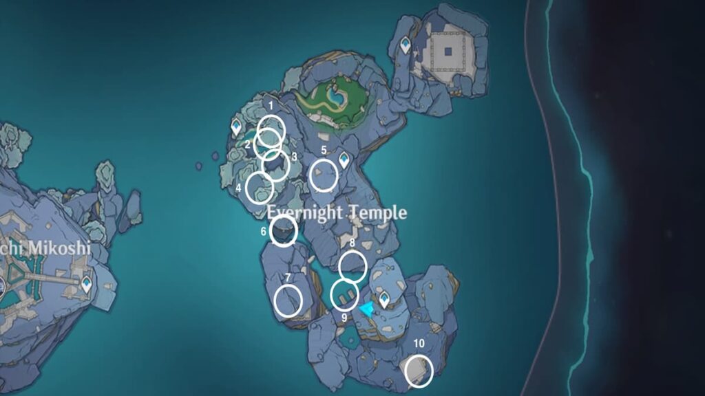 Mapa de Seelie en Evernight Temple