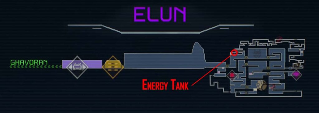 Mapa de Metroid Dread Elun