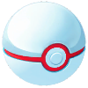 Una Premier Ball en Pokémon Go.