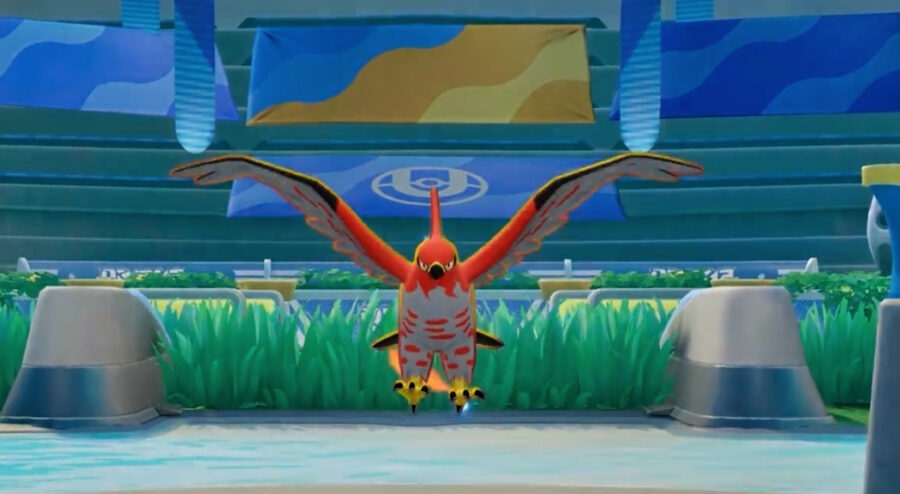 Captura de pantalla del tráiler del juego Pokémon Unite