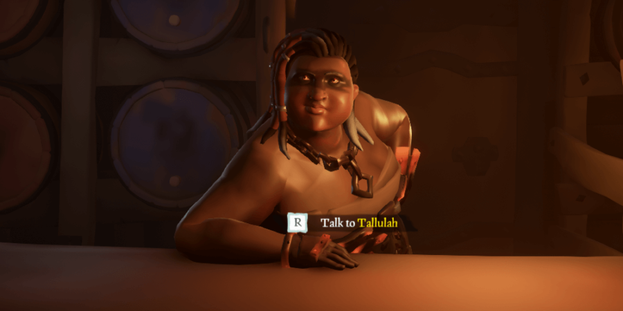 Tallulah en Sea of ​​Thieves.
