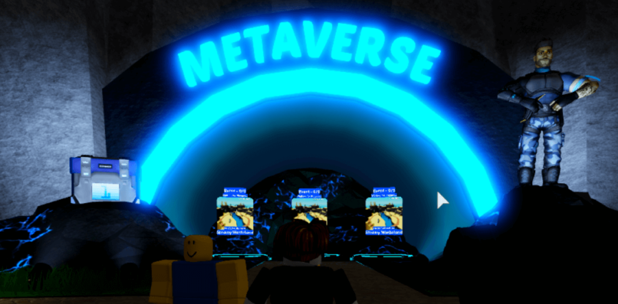 El área del metaverso en Cube Defense.