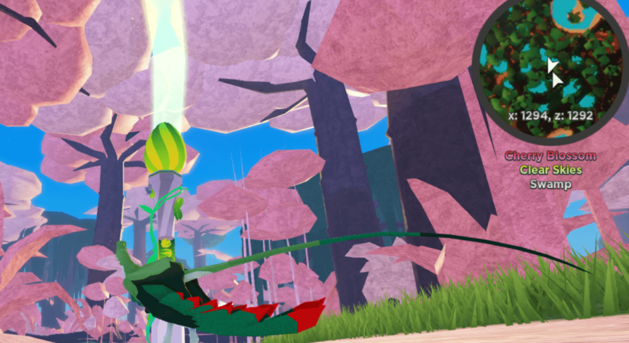 La primera baliza de Creaturs of Sonaria.