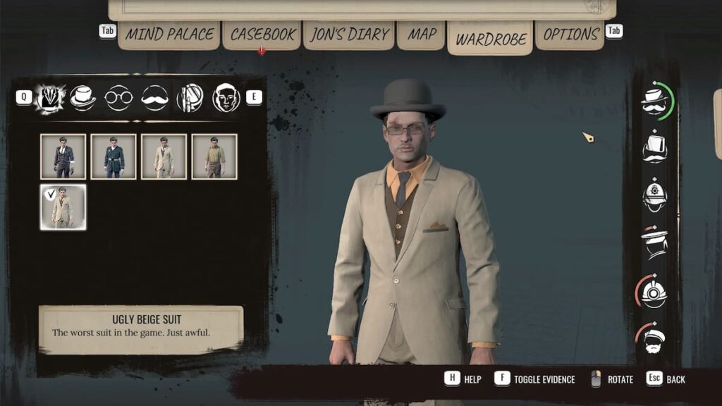 Sherlock vestido como el ladrón