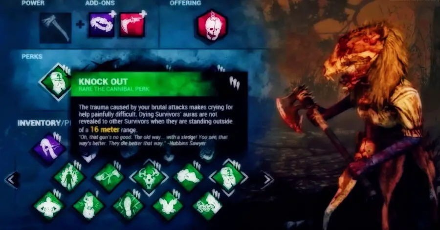 Captura de pantalla del juego Dead by Daylight