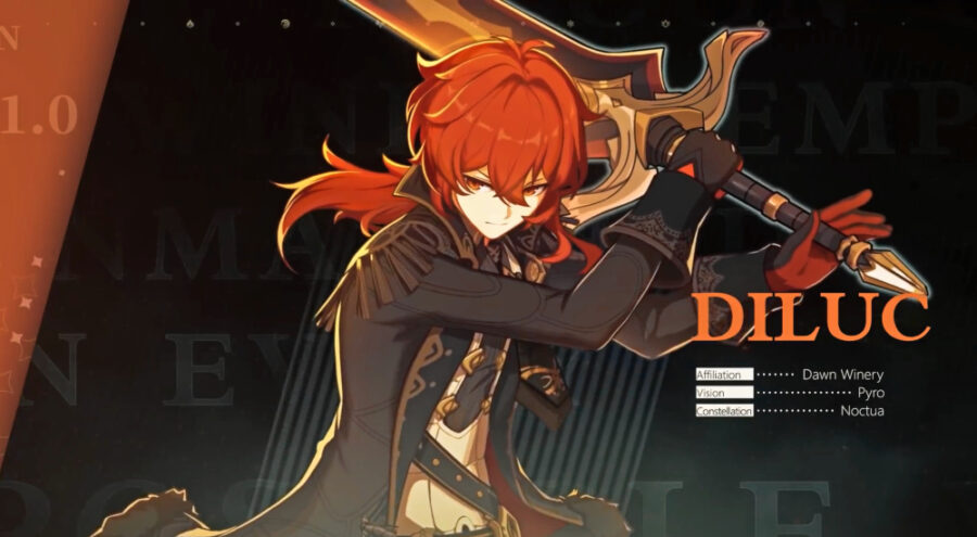 Captura de pantalla del avance del juego Genshin Impact