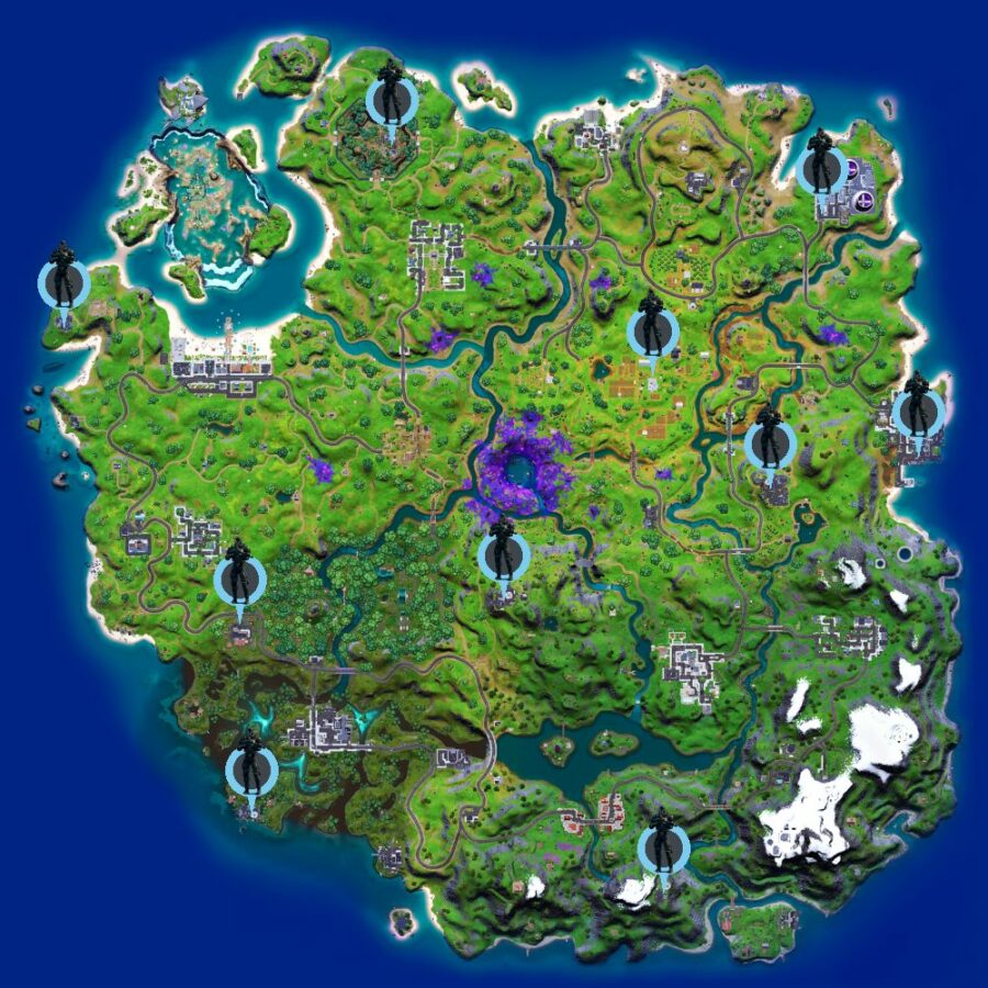 Puestos de guardia Fortnite IO.