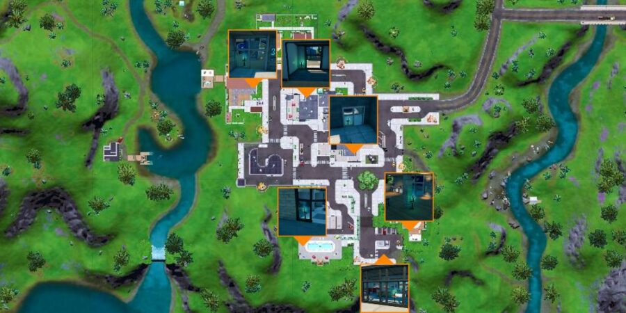 Ubicaciones de floreros en Lazy Lake