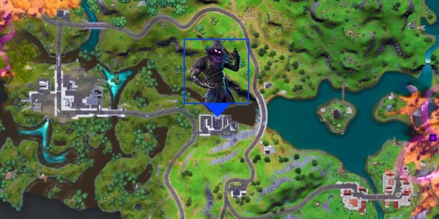 Ubicación de Raven en Fortnite c2s8.