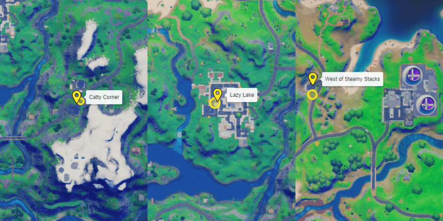 Ubicaciones de llama tubemen en Fortnite.