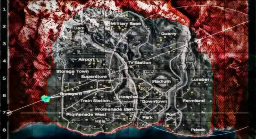 Captura de pantalla de la jugabilidad de Call of Duty: Warzone