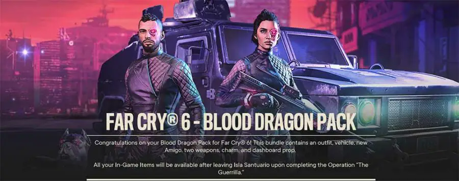 Far Cry 6 paquete de dragón de sangre