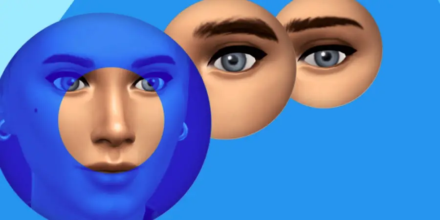 El maquillaje incluido en la actualización del aniversario de Los Sims.