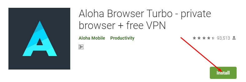 Cómo descargar e instalar Aloha Browser para Mac