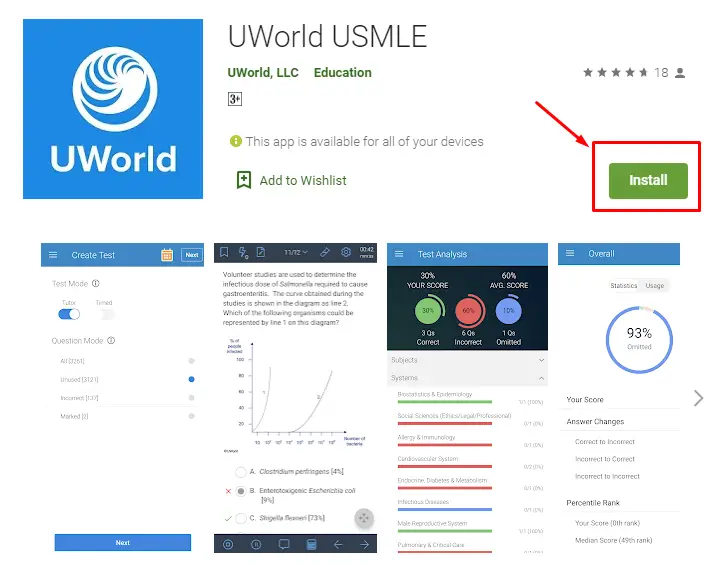 descargar e instalar la aplicación UWorld USMLE para Mac