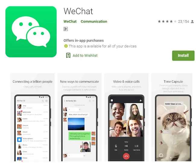 descargar e instalar WeChat para MAC