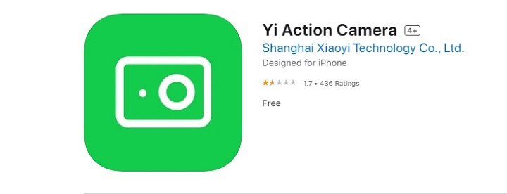 descargue e instale la aplicación Yi Action Camera para Mac