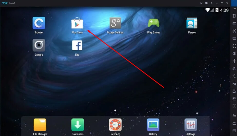 inicie Play Store para descargar e instalar la aplicación Spectrum TV para Mac usando nox playe