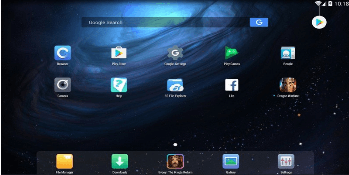 inicie Play Store para descargar e instalar Video Star para Mac