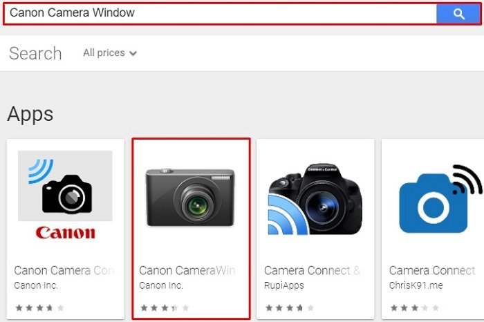 buscar Canon Camera Window para Mac con MEmu Player