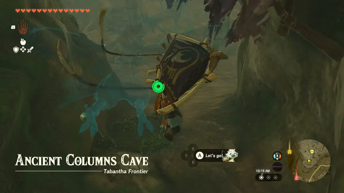 Cómo encontrar la ubicación de la cueva de las Columnas Antiguas en Zelda TOTK (Tears of the Kingdom)