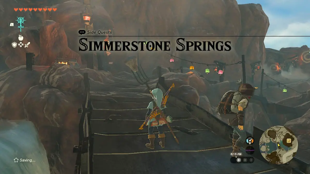 Tutorial de Zelda Tears of the Kingdom Simmerstone Springs (TOTK)