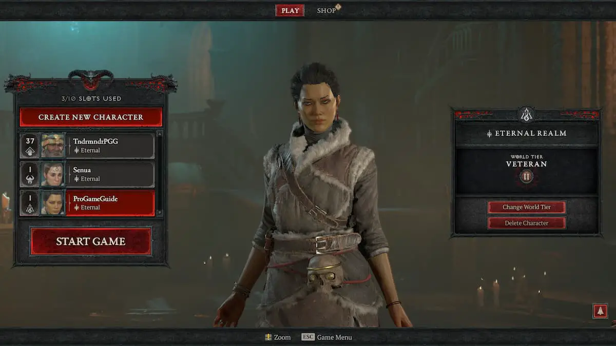 Diablo 4 atascado en la pantalla del personaje: cómo solucionarlo