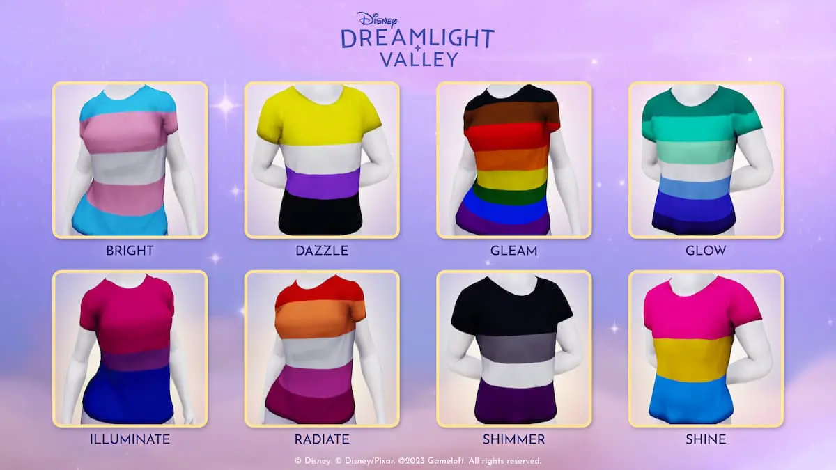 Disney Dreamlight Valley celebra el Orgullo con camisetas gratuitas en el juego