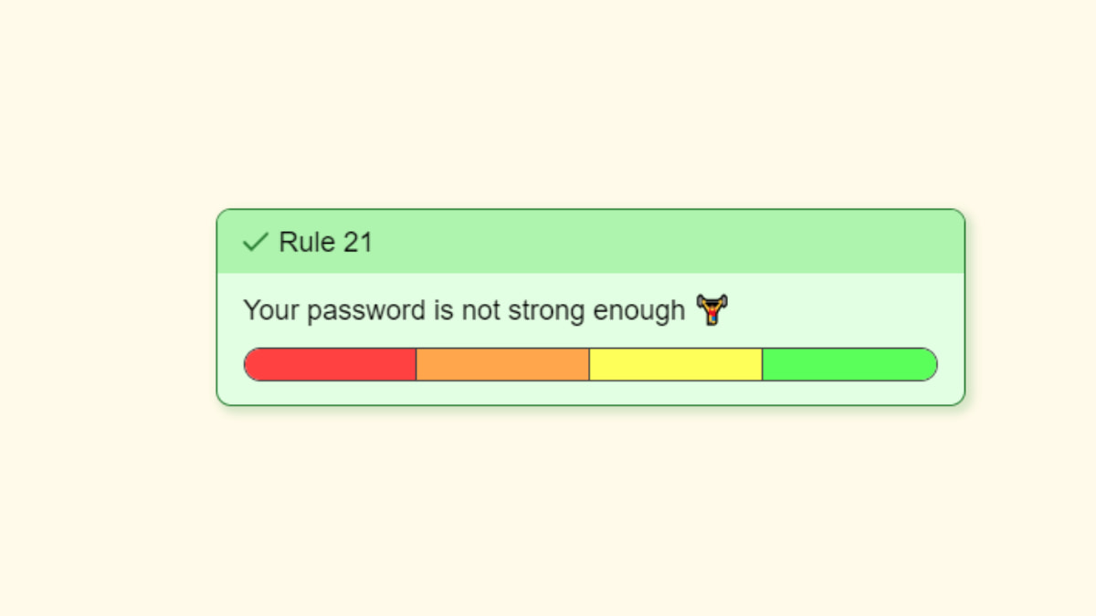 Regla 21 dThe Password Game: cómo crear una contraseña segura