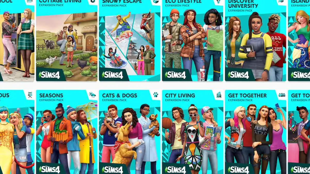 Todos los paquetes de expansión de Los Sims 4, clasificados