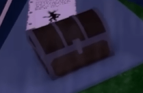 Ejemplo de cofre de hierro en 99 Nights in the Forest