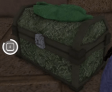 Ejemplo de cofre de enredaderas en 99 Nights in the Forest