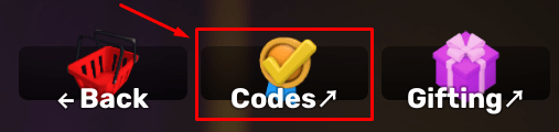 Botón de códigos de RIVALS