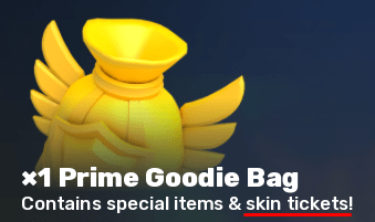 Ejemplo de Prime Goodie Bag en RIVALS