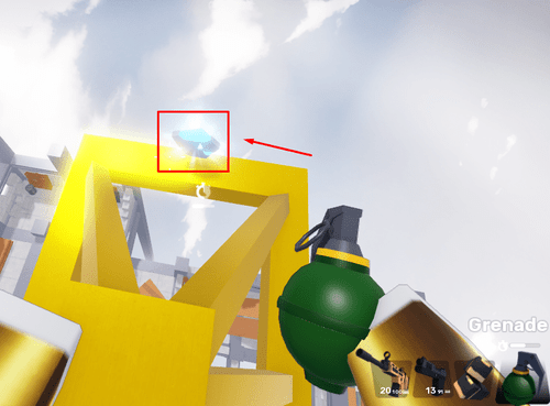 Ubicación del Jump Shard n.º 12 en RIVALS