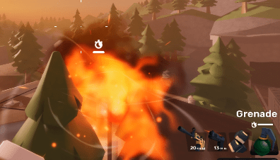 Grenade jumping demonstration en RIVALS